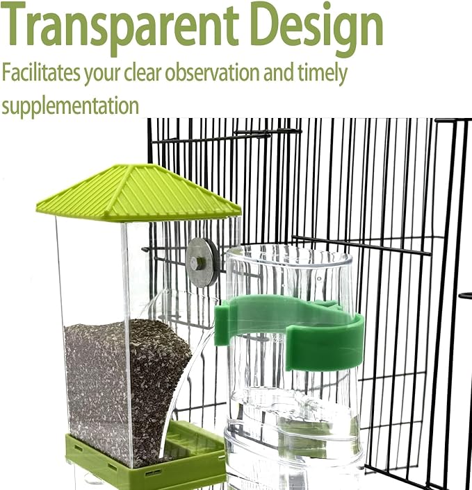 No Mess Bird Feeder Water Dispenser Set, Automatic Bird Feeder - Image 7