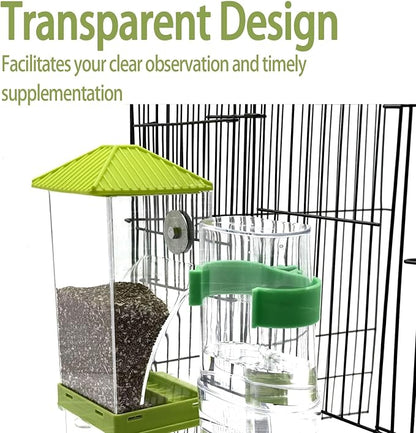 No Mess Bird Feeder Water Dispenser Set, Automatic Bird Feeder - Image 7