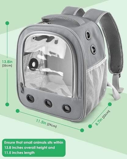 Guinea Pig Carrier Backpack, Portable Small Pet Travel Carriers - Image 2
