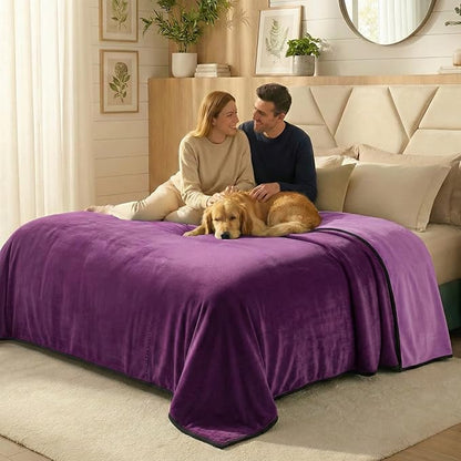 Paw Buddies Waterproof Blanket 80"x90" – Reversible Microfleece Throw - Image 9