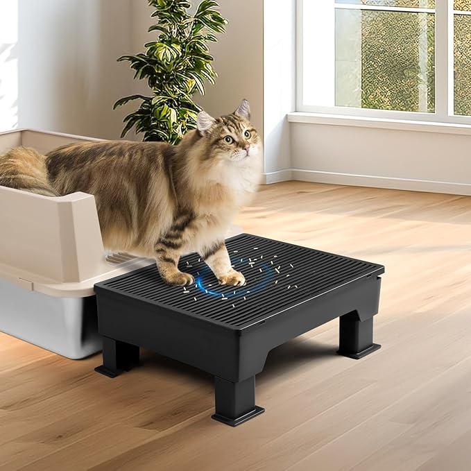 Adjustable Cat Litter Box Step Ramp, Elevated Cat Step Stair - Image 9
