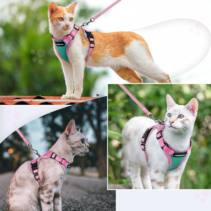 rabbitgoo Cat Harness and Leash Set, Escape Proof Soft Adjustable Vest Harnesses - Image 8