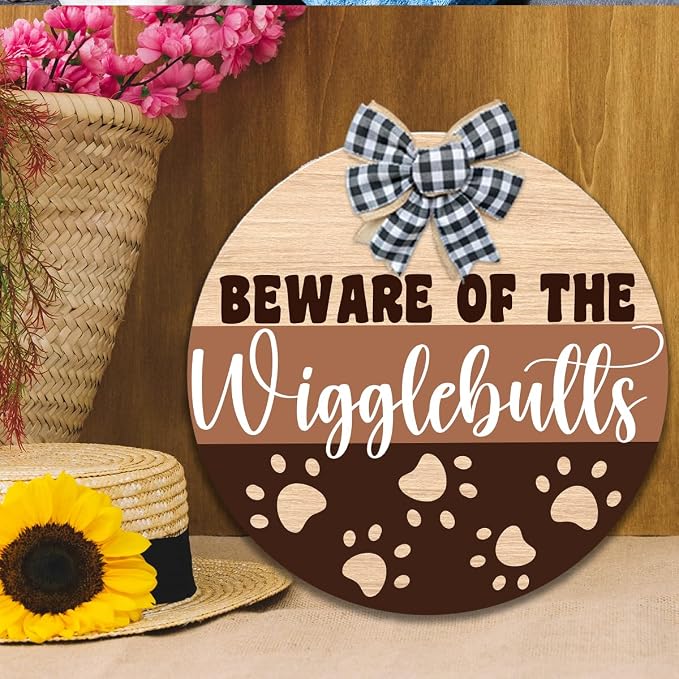 Beware of The Wigglebutts Front Door Sign, Beware of the Wiggle Butts Sign - Image 6