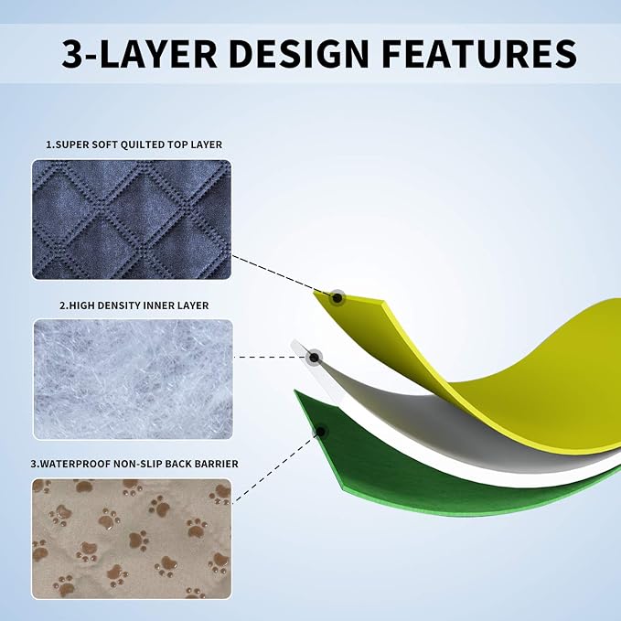 Easy-Going 100% Waterproof Dog Bed Cover, Non-Slip Pet Blanket - Image 4