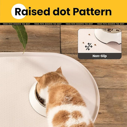 Dog Food Mat, 1/2 Inch Raised Edges Cat Feeding Mat, BPA-Free Silicone Pet Mats - Image 7
