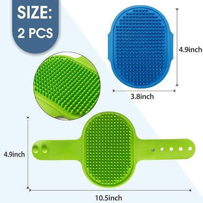 Dog Grooming Brush, Pet Shampoo Bath Brush Dog Grooming Shedding Brush Soothing - Image 6