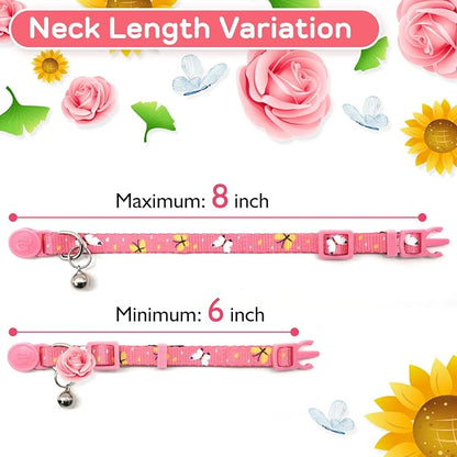 azuza 4 Pack Kitten Collar Breakaway - Image 5