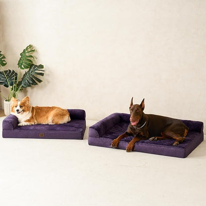 EHEYCIGA Memory Foam Dog Bed Large Size Dogs, Orthopedic Dog Bed Large - Image 9