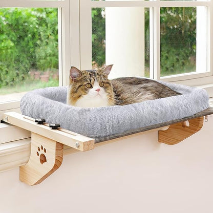 AMOSIJOY Cat Sill Window Perch Sturdy Hammock Window Seat by AMOSIJOY