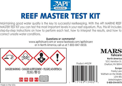 API REEF MASTER TEST KIT Reef Aquarium Water Test Kit 1-Count - Image 2