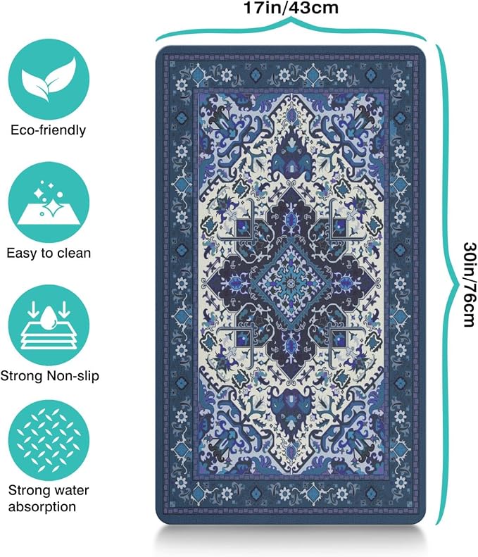 Pet Feeding Mat for Floors Waterproof Dog Mat for Food and Water Absorbent - Image 5