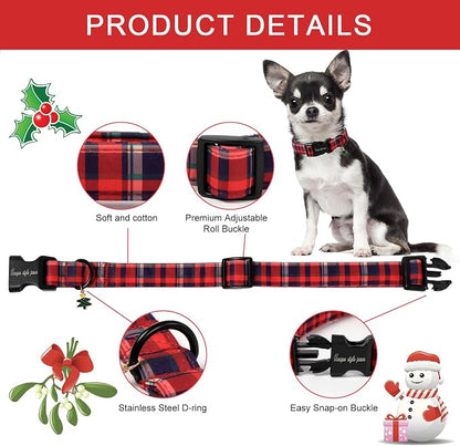 Unique Style Paws Christmas Dog Collar Plastic Buckle - Image 2