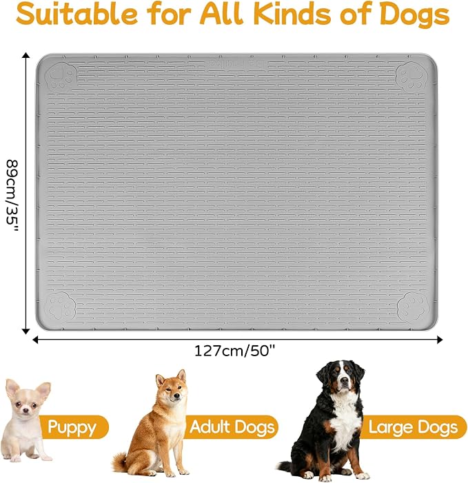 Lanstics Dog Food Mat, Floor Protection - Image 2
