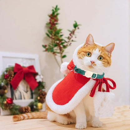 Christmas Cat Collar-2 Pack Cat Collar Red and Green Linnet - Image 6