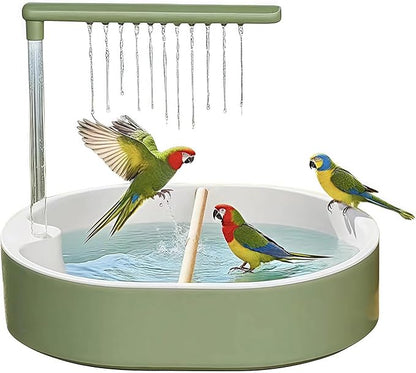 Bird Bath, Automatic Parrot Shower Bath, Birds Shower Bathtub by Unknown