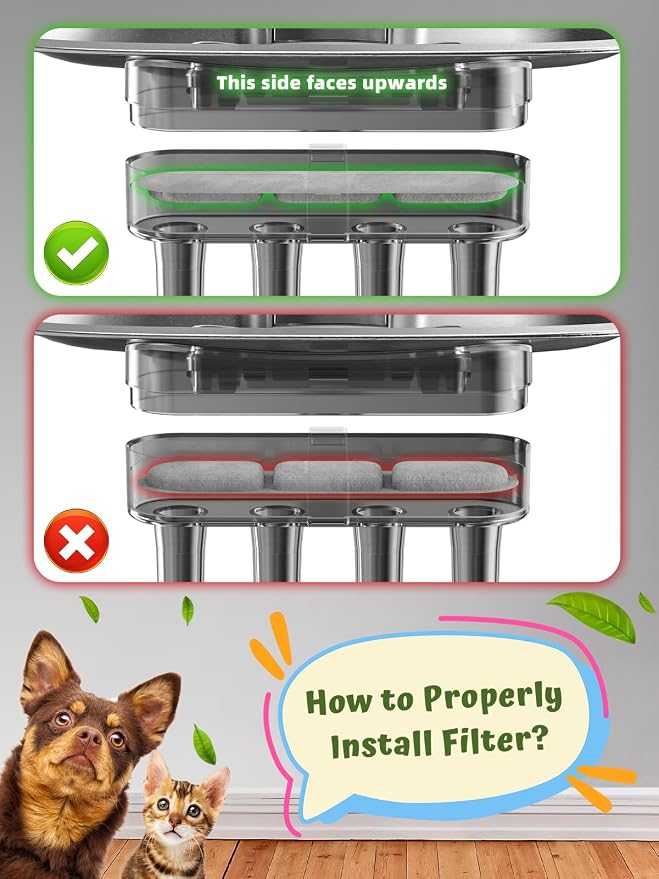 Dog Water Fountain for Large Dogs, 9L/2.4Gal Stainless Steel Dog Fountain - Image 4