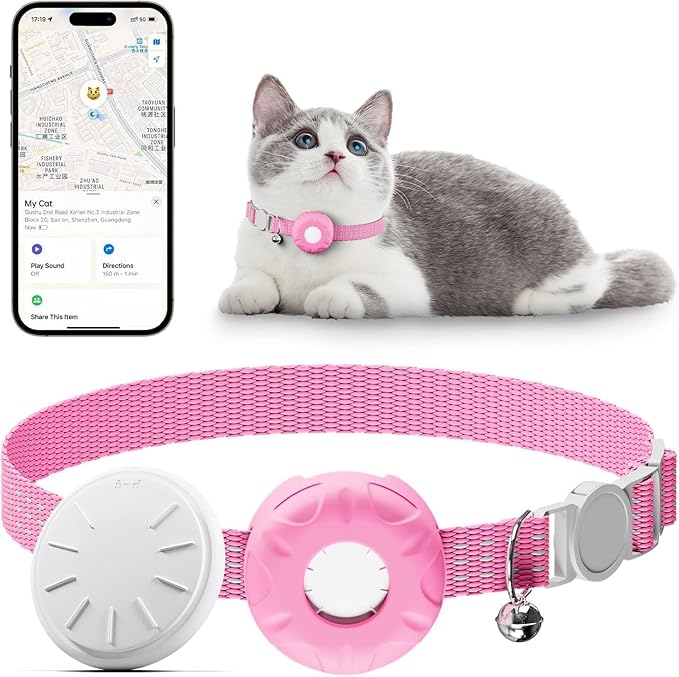 Cat Tracker, Pet Tracker for Cats Compatible by HONGTOPH
