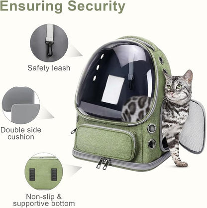 Cat Backpack Carrier, Breathable Cat Carrier Large Space Bubble Pet Backpack - Image 6