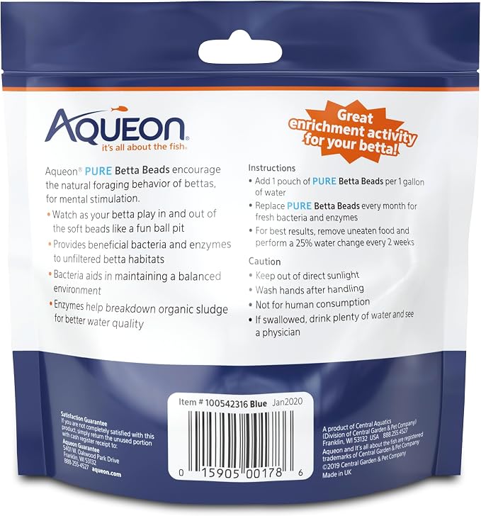 Aqueon PURE Betta Beads, Water Care - Image 8