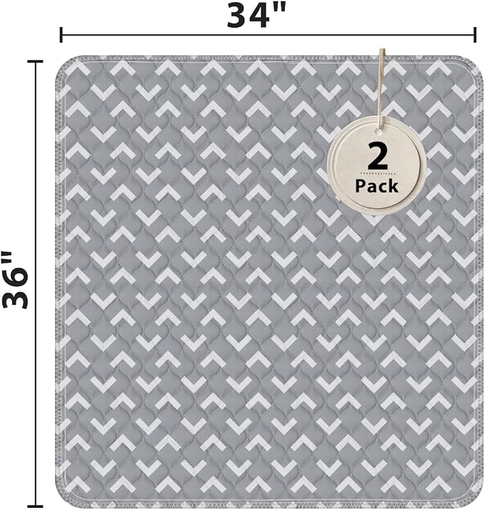 Non-Slip Bed Pads for Incontinence Washable, Waterproof Bed Pads, Bed Wetting - Image 2