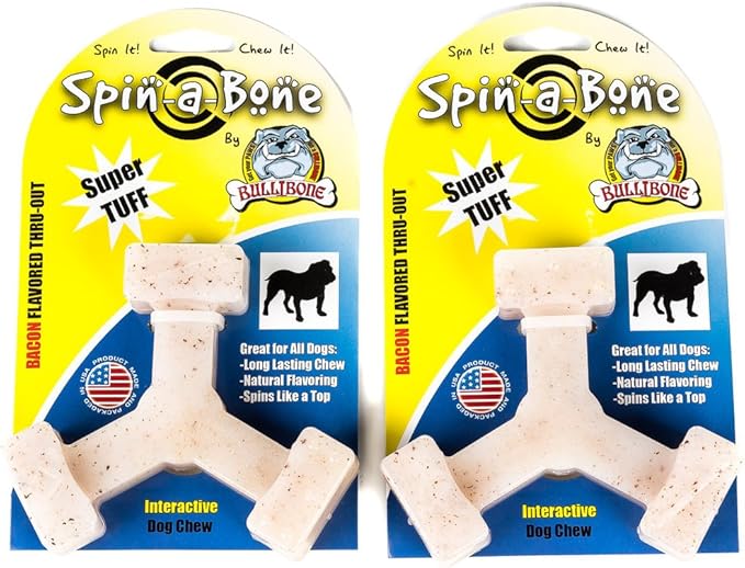 Bullibone Nylon Dog Chew Toy Spin-a-Bone by Bullibone+Pet+Products+LLC