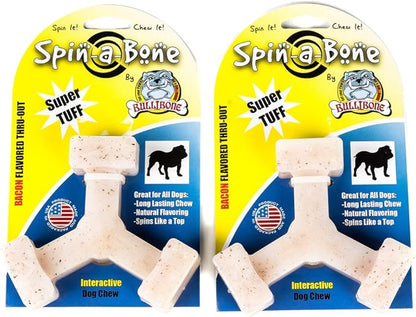 Bullibone Nylon Dog Chew Toy Spin-a-Bone by Bullibone+Pet+Products+LLC
