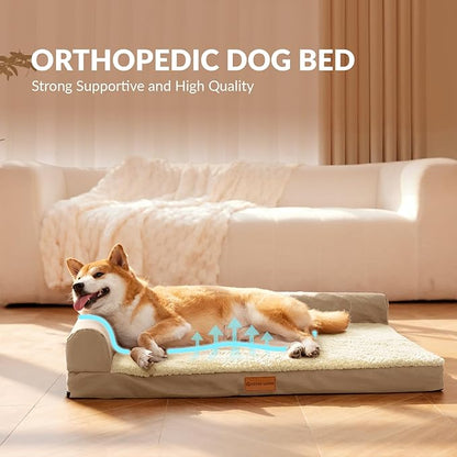 Patas Lague Orthopedic XL Dog Bed Large Sized Dog 42''X28'', Waterproof L - Image 4