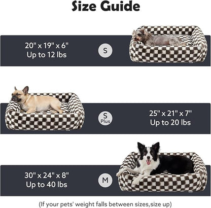 JOEJOY Small Dog Bed for Small Dogs, Rectangle Washable Orthopedic Corduroy - Image 5