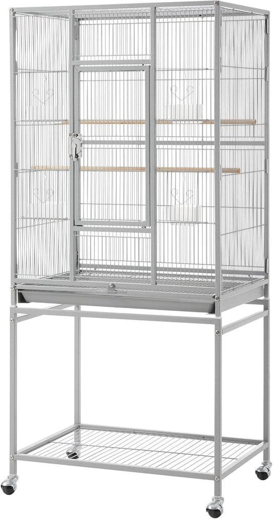 Topeakmart 53.5inch Height Large Bird Cage Extral Space Parrot Cage by Topeakmart