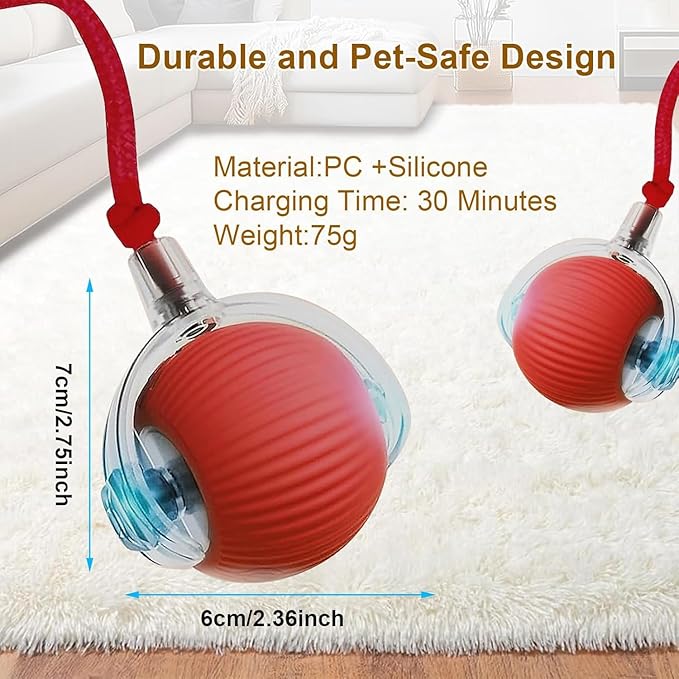 Interactive Cat Toy Ball, Smart Interactive Cat Toys, Smart Cat Toy - Image 6