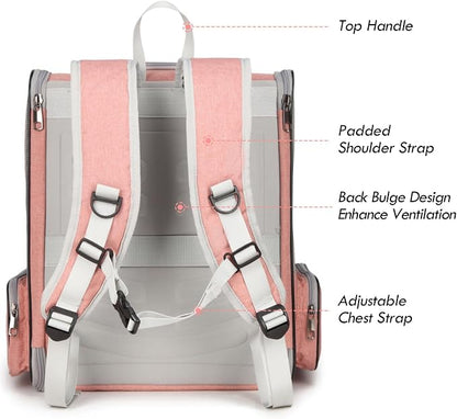 Cat Backpack Carrier, Large Pet Backpack - Image 3