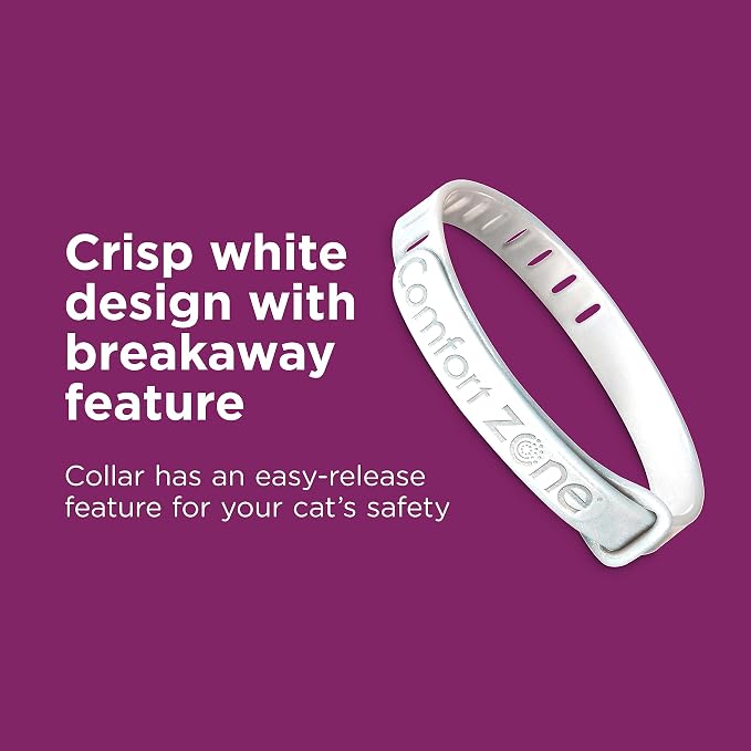 Comfort Zone Cat Calming Collar Savings Pack: 2 30-Day Calming Collars - Image 5