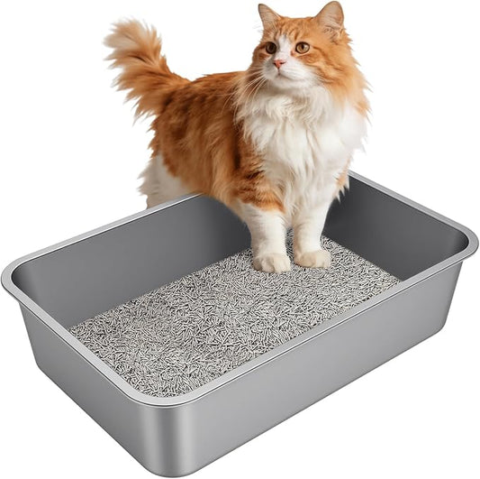 X-Large Stainless Steel Litter Box by Unknown