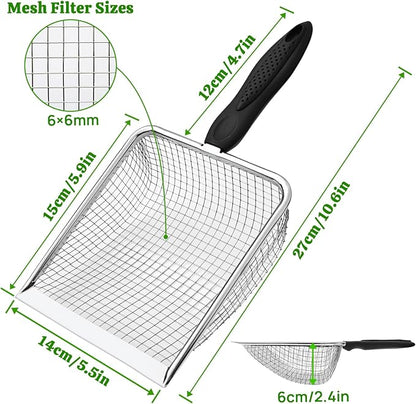 Widened Metal Cat Litter Scoop, Cat Scooper - Image 2