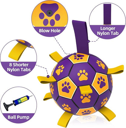 QDAN Dog Ropes Toys, Soccer Ball - Image 6