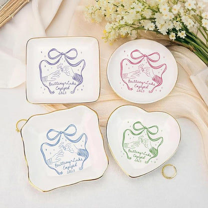 Custom Engaged Ring Dish - Image 6