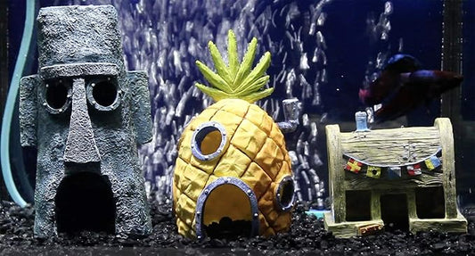 Penn-Plax Officially Licensed Spongebob Squarepants® Fish Tank Decorations | - Image 2