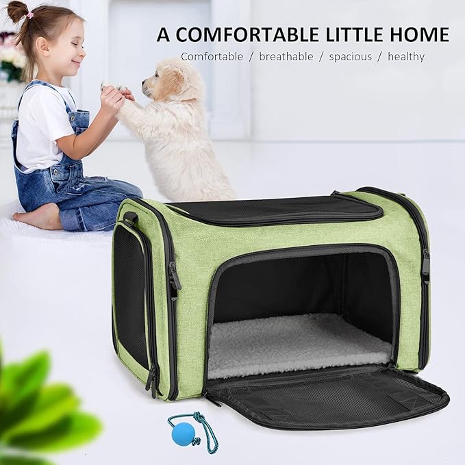 Henkelion Large Cat Carriers Dog Carrier Pet Carrier - Image 7