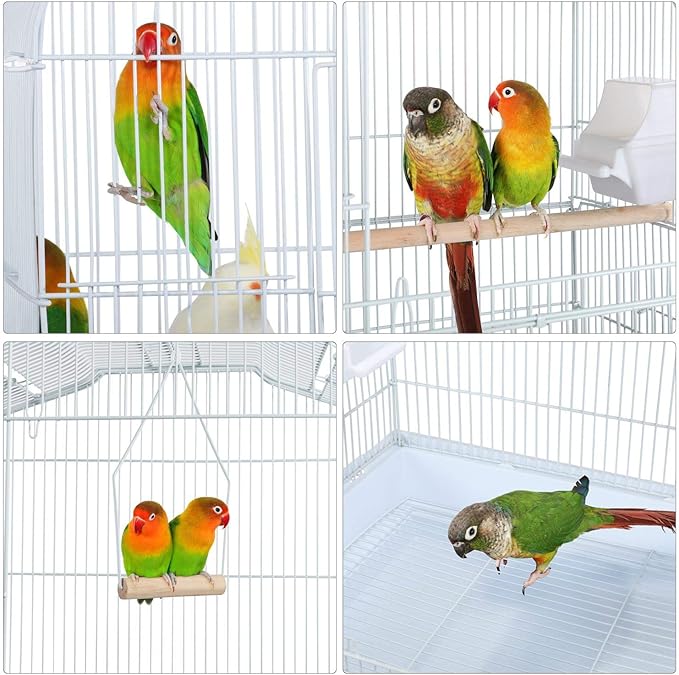 Yaheetech 41'' Open Top Medium Size Quaker Parrot Bird Cage Cockatiel Indian - Image 4