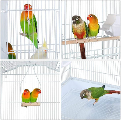 Yaheetech 41'' Open Top Medium Size Quaker Parrot Bird Cage Cockatiel Indian - Image 4