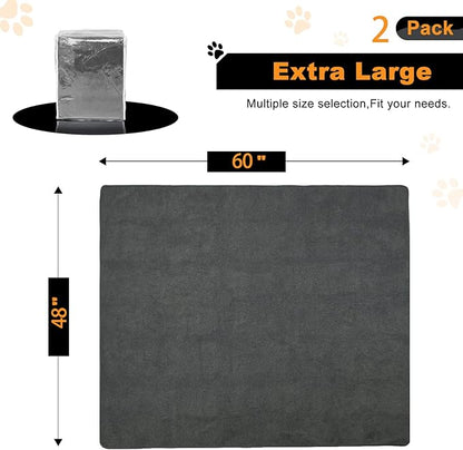 Washable Pee Pads for Dogs, 48x60 Reusable Whelping Pads, Absorb Dog Mats - Image 5
