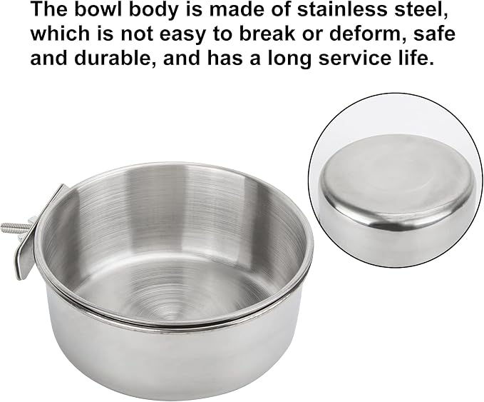 Bird Feeding Dish Cups 3 Pack Parrot Food Bowl Cage - Image 6