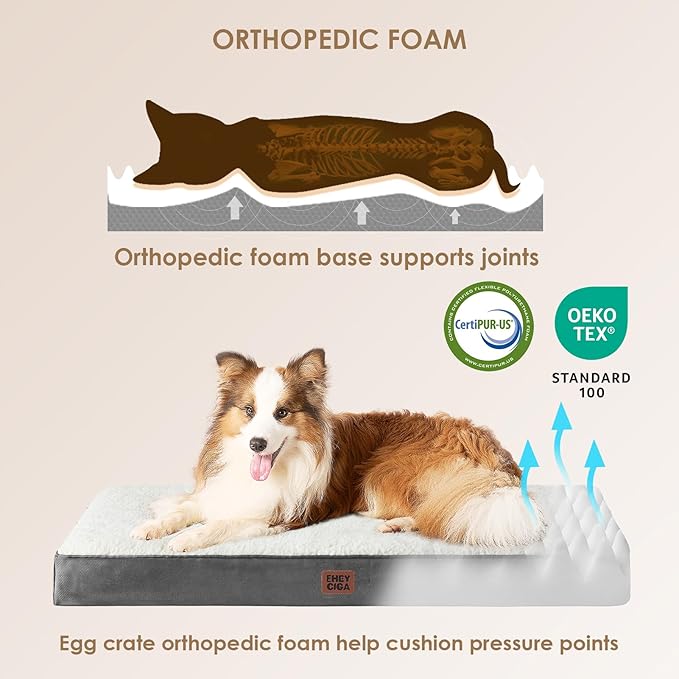 EHEYCIGA Orthopedic XL Dog Beds - Image 2