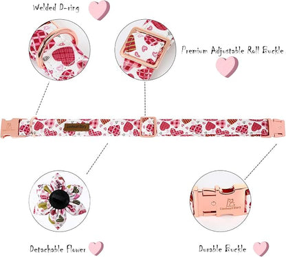 Lionheart Glory Heart Dog Collar, Valentine's Day Dogs Collar - Image 4