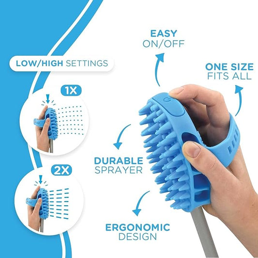 Aquapaw Dog Bath Brush Pro & Dog Shower Attachment - Image 2
