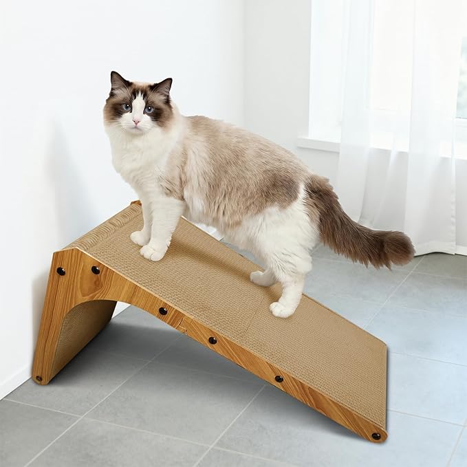 AGYM Cat Scratcher, 26 inch L Shape Cat Scratching Pad - Image 6