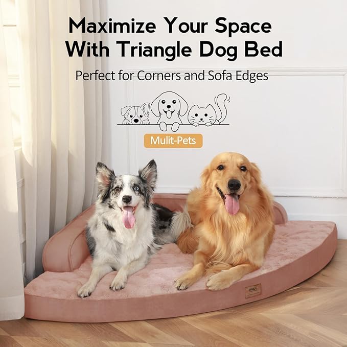 Large Dog Bed - XL Orthopedic Egg-Crate Memory Foam Dog Beds - Image 4