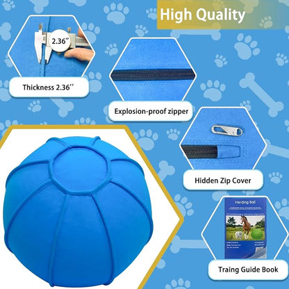 Herding Ball for Dogs, Dual Layered Herding Dog Ball Set for Australian Shepherd - Image 6