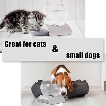 Pet Water Dispenser, 2.8L Automatic Gravity Cat Water Dispenser - Image 2