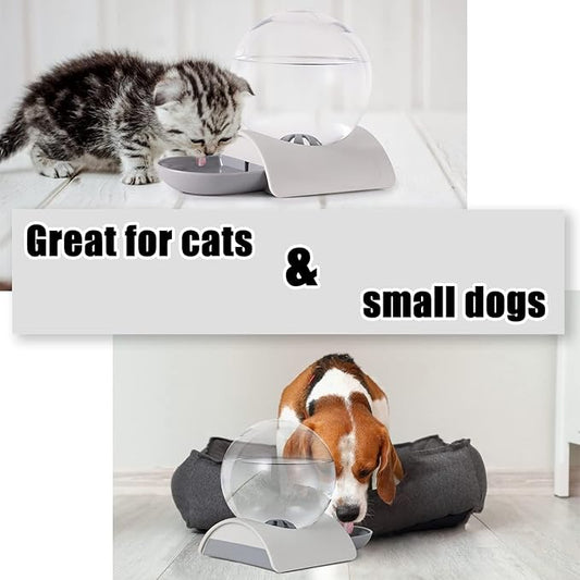 Pet Water Dispenser, 2.8L Automatic Gravity Cat Water Dispenser - Image 2